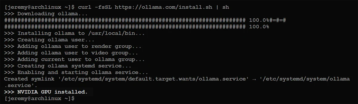 “How to Install Ollama with Open WebUI in Arch Linux”