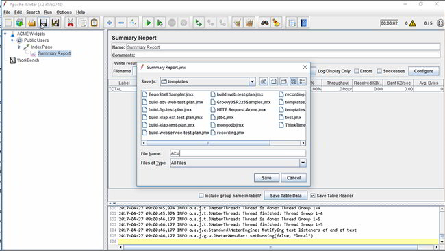 Screenshots of webserver load tests with Webserver Stress Tool.