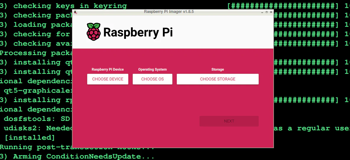 “How to install the Raspberry PI OS in Arch Linux”